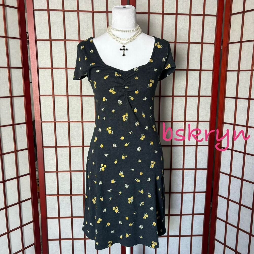 So-clothing Women's Black and Green Summer-dresses